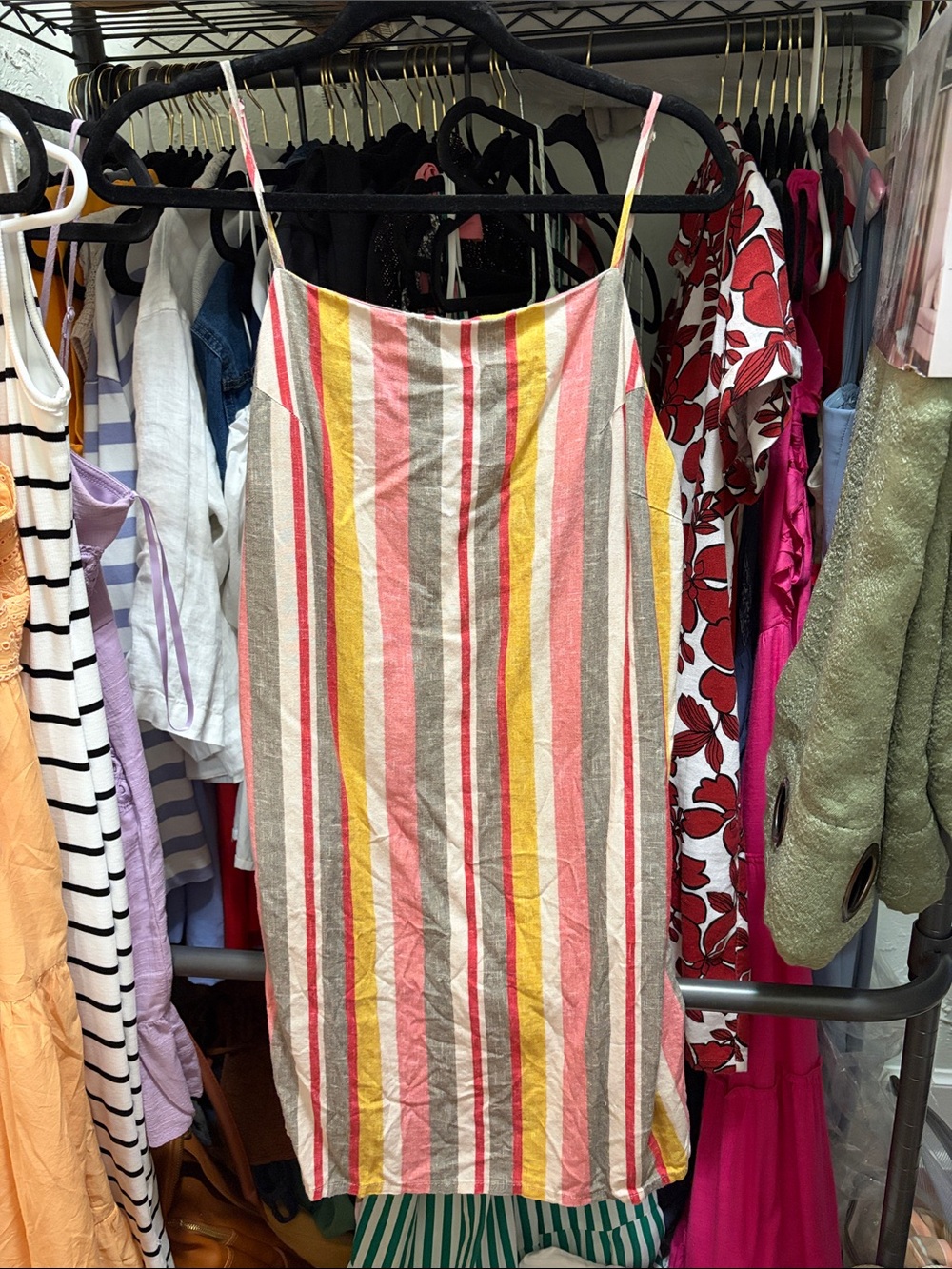 Rusty spaghetti strap sundress
